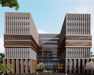 綜合實訓(xùn)樓效果圖一